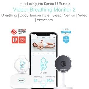 Sense-U Baby Breathing Monitor. Brand new in sealed original box. Never used.